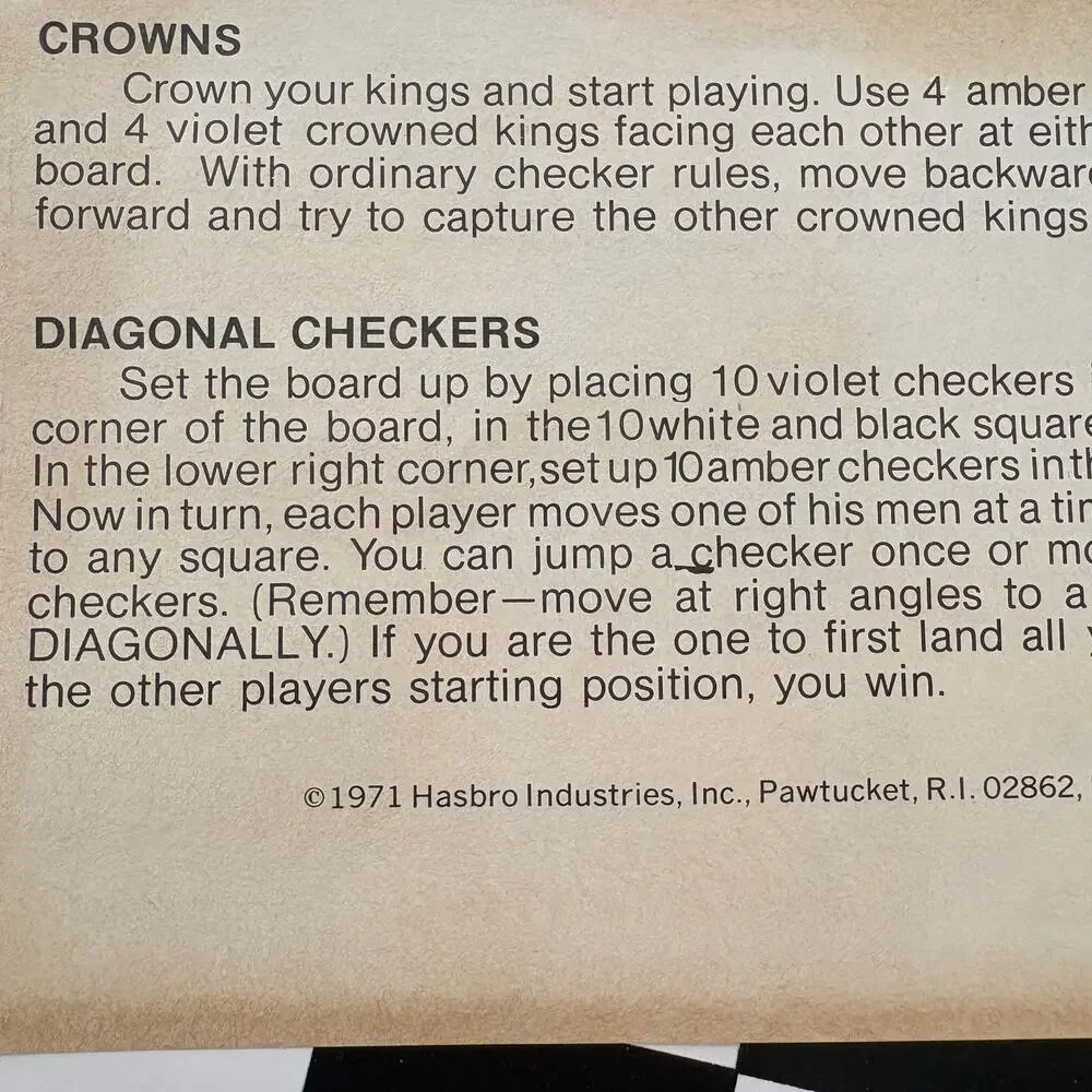 Vintage 1973 Board Game Lot - Hasbro Checker Set & Deluxe Backgammon Retro‎ 70s